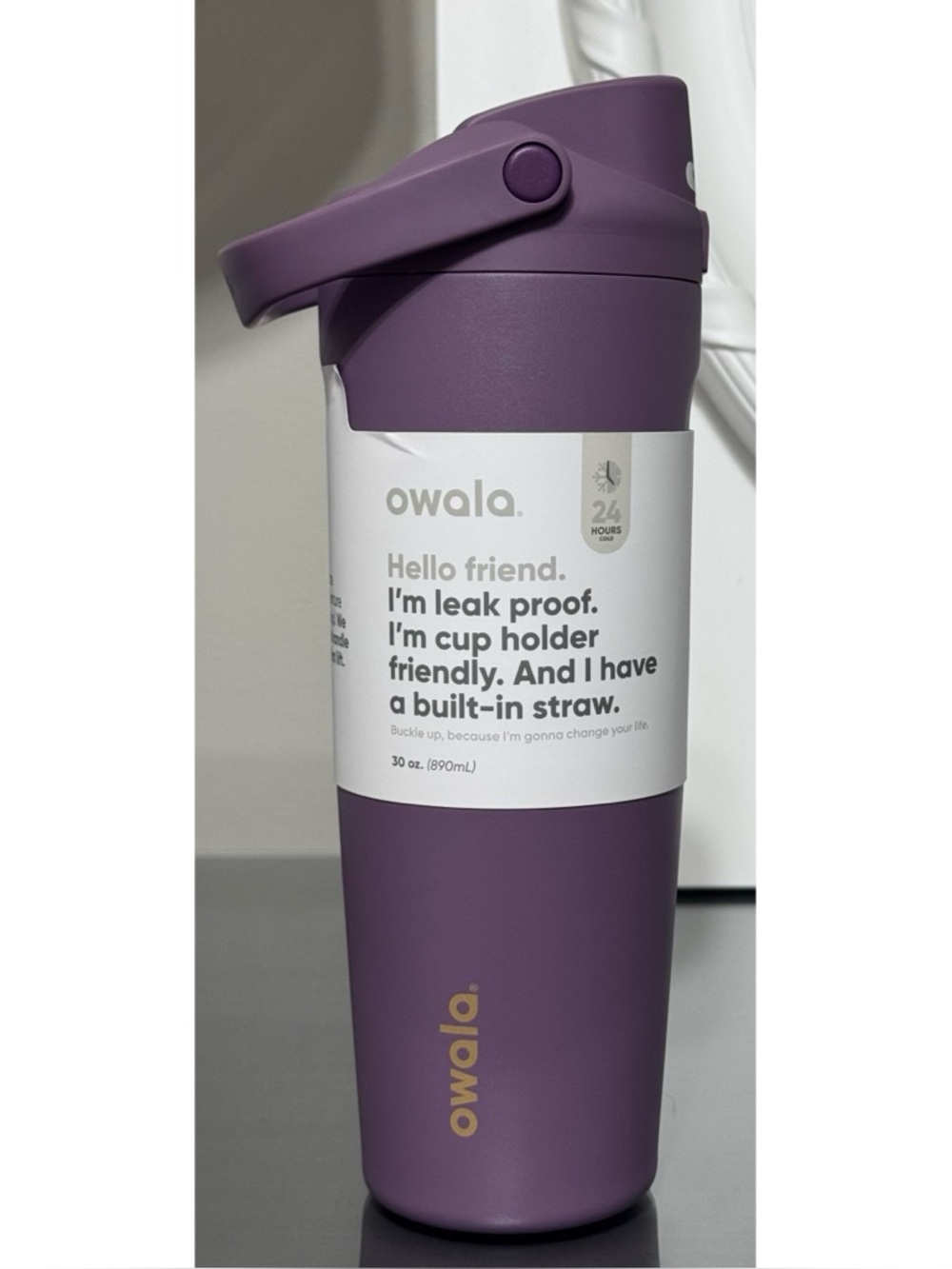 Owala 30oz FreeSip Sway Water Bottle, SPRING REVIVAL PURPLE